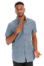 Load image into Gallery viewer, Weiv Men's Casual Short Sleeve Solid Shirts