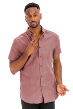 Load image into Gallery viewer, Weiv Men's Casual Short Sleeve Solid Shirts