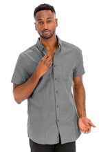 Load image into Gallery viewer, Weiv Men's Casual Short Sleeve Solid Shirts