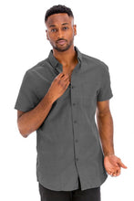 Load image into Gallery viewer, Weiv Men's Casual Short Sleeve Solid Shirts