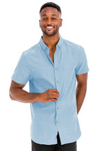Load image into Gallery viewer, Weiv Men's Casual Short Sleeve Solid Shirts