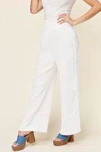 Load image into Gallery viewer, Double Take Full Size Texture Smocked Waist Wide Leg Pants