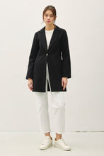 Load image into Gallery viewer, Be Cool Single Button Long Sleeve Coat with Pockets