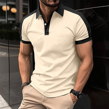 Load image into Gallery viewer, Men's Short Sleeve Business Shirt Summer Casual Polo Shirts