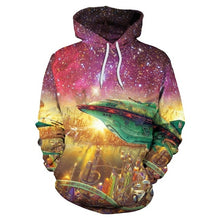 Load image into Gallery viewer, Womens Octopus / Space Hoodies Sweatshirts Galaxy 3D Printed Hooded Hoodie