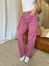 Load image into Gallery viewer, RFM Full Size High Rise Garment Dye Wide Leg Jeans