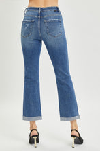 Load image into Gallery viewer, RISEN Full Size Button Fly Cropped Bootcut Jeans