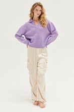 Load image into Gallery viewer, HYFVE Approach Satin Drawstring Hem Cargo Pants