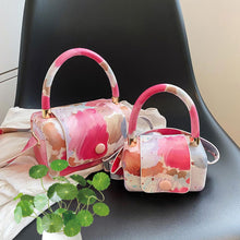 Load image into Gallery viewer, Small Square Shoulder Crossbody Handbag - Colorful Tote