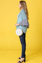 Load image into Gallery viewer, Boho Ruffle Tiered Tone on Tone Tunic Top