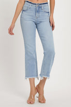 Load image into Gallery viewer, RISEN Full Size High Rise Raw Edge Crop Jeans