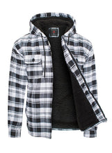Load image into Gallery viewer, Men's Flannel Sherpa Lining Jacket