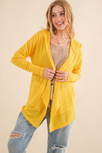 Load image into Gallery viewer, And The Why Full Size Thermal Hooded Open Front Cardigan with Pockets