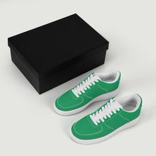 Load image into Gallery viewer, Ti Amo I love you - Exclusive Brand - Shamrock Green - Skeleton Hands with Heart - Low Top Unisex Sneakers