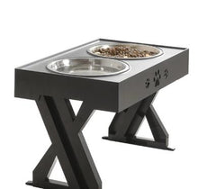 Load image into Gallery viewer, Adjustable Dog Feeder Ti Amo I love you