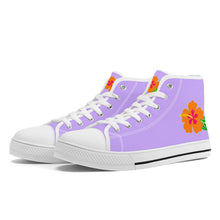 Load image into Gallery viewer, Ti Amo I love you - Exclusive Brand - High-Top Canvas Shoes - White Soles