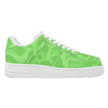 Load image into Gallery viewer, Ti Amo I love you - Exclusive Brand - Pastel Green Camouflage - Low Top Unisex Sneaker