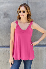 Load image into Gallery viewer, Basic Bae Full Size Lace Detail V-Neck Cutout Cami Ti Amo I love you