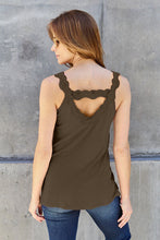 Load image into Gallery viewer, Basic Bae Full Size Lace Detail V-Neck Cutout Cami Ti Amo I love you