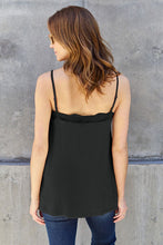 Load image into Gallery viewer, Basic Bae Full Size Lace Trim V-Neck Cami Ti Amo I love you