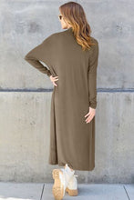 Load image into Gallery viewer, Basic Bae Full Size Open Front Long Sleeve Cover Up Ti Amo I love you