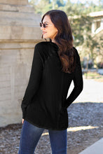 Load image into Gallery viewer, Basic Bae Full Size Round Neck Long Sleeve T-Shirt Ti Amo I love you