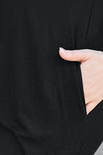 Load image into Gallery viewer, Basic Bae Full Size Round Neck Short Sleeve Dress with Pockets Ti Amo I love you