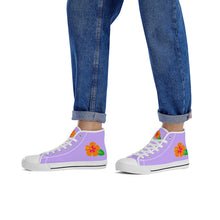 Load image into Gallery viewer, Ti Amo I love you - Exclusive Brand - High-Top Canvas Shoes - White Soles