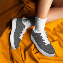 Load image into Gallery viewer, Ti Amo I love you - Exclusive Brand - Batik Black - Skeleton Hands with Heart - Low Top Unisex Sneakers