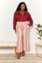 Load image into Gallery viewer, Double Take Striped Smocked Waist Pants with Pockets Ti Amo I love you
