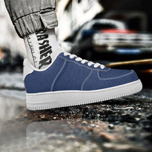 Load image into Gallery viewer, Ti Amo I love you - Exclusive Brand - Muted Dusty Blue - Skeleton Hands with Heart - Low Top Unisex Sneakers