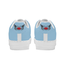Load image into Gallery viewer, Ti Amo I love you - Exclusive Brand - Jeans Blue - Skeleton Hands with Heart - Low Top Unisex Sneakers
