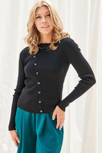 Load image into Gallery viewer, Faith Apparel Button Up Long Sleeve Knit Top Ti Amo I love you