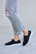 Load image into Gallery viewer, Forever Link Flat Round Toe Lace-Up Sneakers Ti Amo I love you