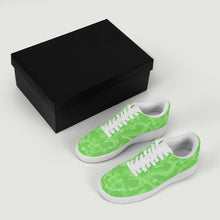 Load image into Gallery viewer, Ti Amo I love you - Exclusive Brand - Pastel Green Camouflage - Low Top Unisex Sneaker