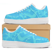 Load image into Gallery viewer, Ti Amo I love you - Exclusive Brand - Aquamarine Blue, Downy, Spray & Malibu Camouflage - Low Top Unisex Sneakers