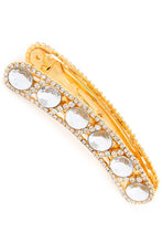 Load image into Gallery viewer, Round Rhinestone Hair Clip
