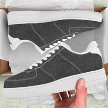 Load image into Gallery viewer, Ti Amo I love you - Exclusive Brand - Batik Black - Skeleton Hands with Heart - Low Top Unisex Sneakers