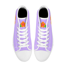 Load image into Gallery viewer, Ti Amo I love you - Exclusive Brand - High-Top Canvas Shoes - White Soles