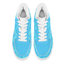 Load image into Gallery viewer, Ti Amo I love you - Exclusive Brand - Aquamarine Blue, Downy, Spray & Malibu Camouflage - Low Top Unisex Sneakers