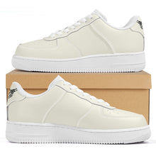 Load image into Gallery viewer, Ti Amo I love you - Exclusive Brand - Buttery White - Skeleton Hands with Heart - Low Top Unisex Sneakers