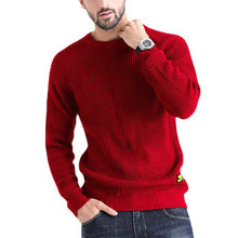 Load image into Gallery viewer, Mens Fashion Round Neck Knit Long Sleeve Pullover Sweater Ti Amo I love you