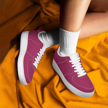 Load image into Gallery viewer, Ti Amo I love you - Exclusive Brand - Berry - Skeleton Hands with Heart - Low Top Unisex Sneakers