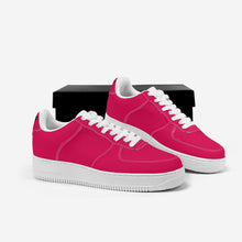 Load image into Gallery viewer, Ti Amo I love you - Exclusive Brand - Bright Hot Pink - Skeleton Hands with Heart - Low Top Unisex Sneakers