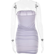 Load image into Gallery viewer, Tube Top off Neck Fashionable Sexy Night Club Backless Hip Dress