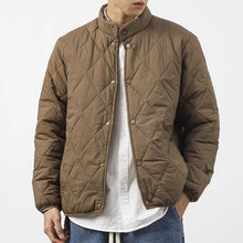 Load image into Gallery viewer, Men's Thickened Winter Warm Diamond Lattice Cotton-padded Jacket