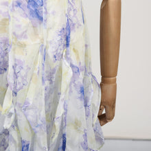 Load image into Gallery viewer, Womens Fairy Floral Tube Top Waist Controlled Formal Summer Printed Ruffled Dress