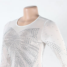 Load image into Gallery viewer, Womens Rhinestone Mop Nightclub Dress