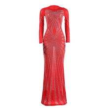Load image into Gallery viewer, Womens Rhinestone Mop Nightclub Dress