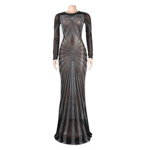 Load image into Gallery viewer, Womens Rhinestone Mop Nightclub Dress